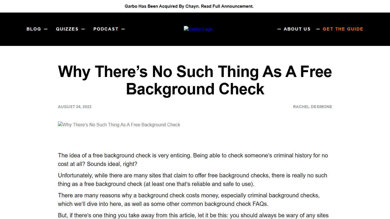 Why There’s No Such Thing As A Free Background Check
